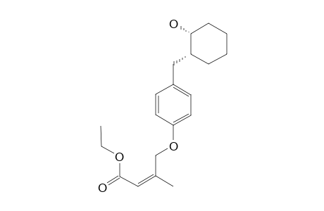(Z,CIS)-ETHYL-4-[4-[(2-HYDROXYCYCLOHEXYL)-METHYL]-PHENOXY]-3-METHYLBUT-2-ENOATE