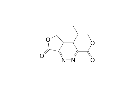 Furo[3,4-c]pyridazine-3-carboxylic acid, 4-ethyl-5,7-dihydro-7-oxo-, methyl ester