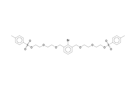 Benzene, 2-bromo-1,3-bis[8-(p-tosyl)-2,5,8-trioxaoctyl]-