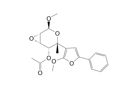 Acetic acid (1S,2S,4R,5R,6S)-2-methoxy-4-(2-methoxy-5-phenyl-furan-3-yl)-4-methyl-3,7-dioxa-bicyclo[4.1.0]hept-5-yl ester
