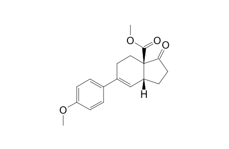 6-(4-METHOXYPHENYL)-2,3,4,7,8,9-HEXAHYDRO-1H-INDENE-1-ONE-9-CARBOXYLIC-ACID-METHYLESTER