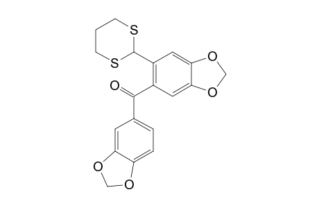 1,3-benzodioxol-5-yl-[6-(1,3-dithian-2-yl)-1,3-benzodioxol-5-yl]methanone