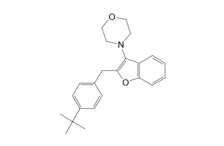 4-[2-(4-tert-Butylbenzyl)-1-benzofuran-3-yl]morpholine