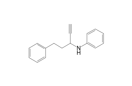 N-(1-Benzyl-3-butyn-2-yl)aniline
