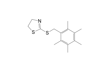 2-[(2,3,4,5,6-pentamethylbenzyl) thio-2-thiazoline