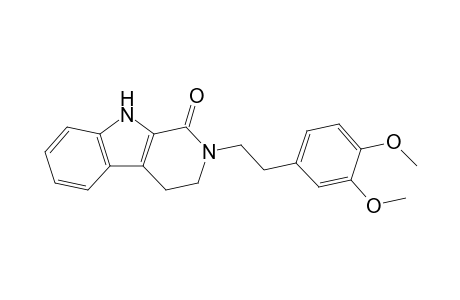 2-[2-(3,4-Dimethoxyphenyl)ethyl]-2,3,4,9-tetrahydropyrido[3,4-b]indol-1-one