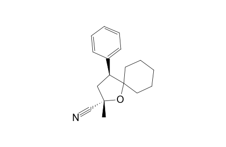 cis-(2S*,4S*)-2-Methyl-4-phenyl-1-oxaspiro[4,5]dec-2-yl cyanide
