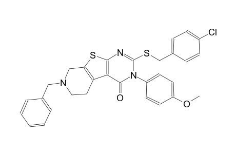 7-benzyl-2-[(4-chlorobenzyl)sulfanyl]-3-(4-methoxyphenyl)-5,6,7,8-tetrahydropyrido[4',3':4,5]thieno[2,3-d]pyrimidin-4(3H)-one