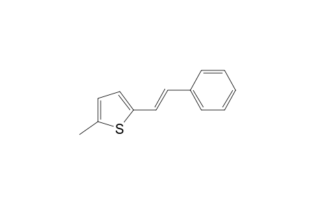 Thiophene, 2-methyl-5-(2-phenylethenyl)-