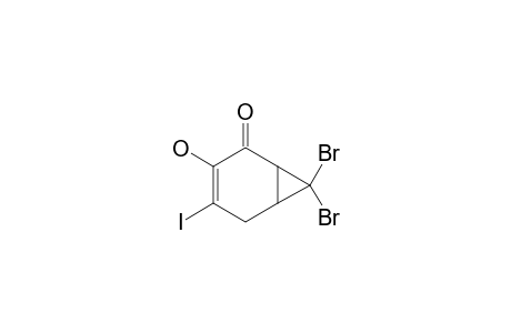 7,7-dibromo-4-hydroxy-3-iodobicyclo[4.1.0]hept-3-en-5-one