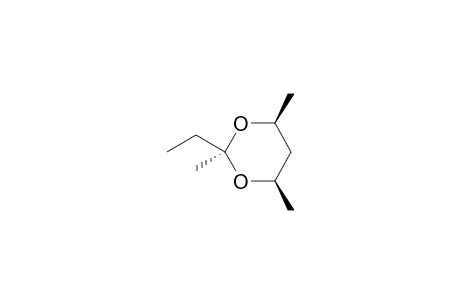 (2s,4R,6S)-2-ethyl-2,4,6-trimethyl-1,3-dioxane
