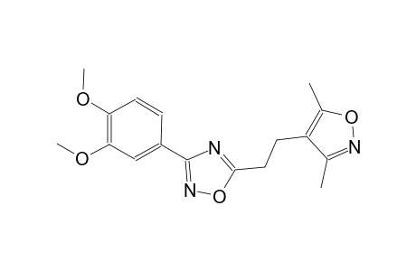 1,2,4-oxadiazole, 3-(3,4-dimethoxyphenyl)-5-[2-(3,5-dimethyl-4-isoxazolyl)ethyl]-
