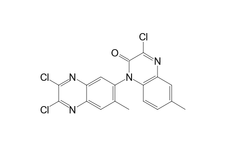 3-Chloro-1-(2',3'-dichloro-7'-methylquinoxalin-6'-yl)-6-methylquinoxalin-2(1H)-one