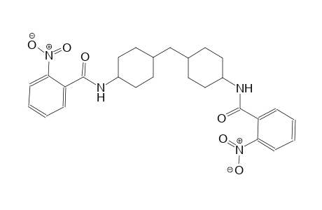 2-nitro-N-[4-({4-[(2-nitrobenzoyl)amino]cyclohexyl}methyl)cyclohexyl]benzamide