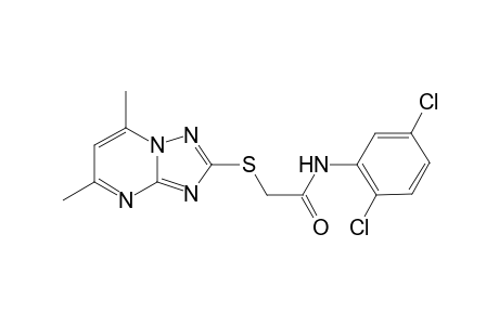 Acetamide, N-(2,5-dichlorophenyl)-2-(5,7-dimethyl-[1,2,4]triazolo[1,5-a]pyrimidin-2-ylsulfanyl)-