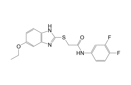 N-(3,4-difluorophenyl)-2-[(5-ethoxy-1H-benzimidazol-2-yl)sulfanyl]acetamide