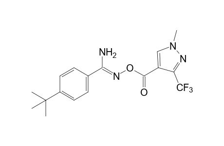p-tert-butyl-O-{[1-methyl-3-(trifluoromethyl)pyrazol-4-yl]carbonyl}benzamidoxime