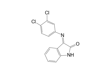 (3E)-3-[(3,4-Dichlorophenyl)imino]-1,3-dihydro-2H-indol-2-one