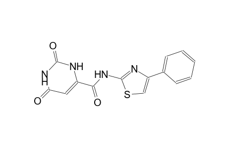 2,6-dioxo-N-(4-phenyl-1,3-thiazol-2-yl)-1,2,3,6-tetrahydro-4-pyrimidinecarboxamide