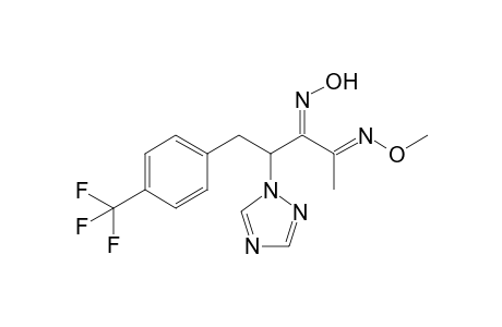 2,3-Pentanedione, 4-(1H-1,2,4-triazol-1-yl)-5-[4-(trifluoromethyl)phenyl]-, 2-(O-methyloxime) 3-oxime