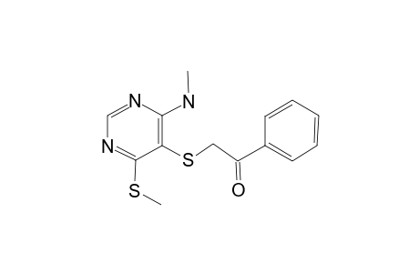 4-METHYLAMINO-6-METHYLTHIO-5-PHENYLTHIOPYRIMIDINE