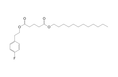 Glutaric acid, dodecyl 2-(4-fluorophenyl)ethyl ester