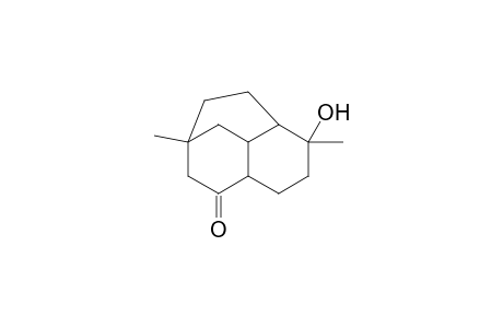 1,7-Dimethyl-7-hydroxytricyclo[6.2.2.0(4,9)]dodecan-3-one