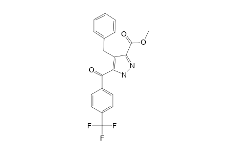 METHYL-4-BENZYL-5-(4-TRIFLUOROMETHYLBENZOYL)-1H-PYRAZOLE-3-CARBOXYLATE