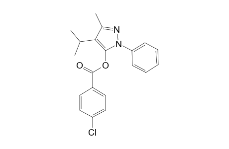 (4-ISOPROPYL-3-METHYL-1-PHENYL-1H-PYRAZOL-5-YL)-4-CHLOROBENZOATE