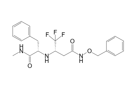 5-[N-(Benzyloxy)aminocarbonyl]-3-(trifluoromethyl)-2-benzyl-4-azapentyl-1-(N-methyl)carboxamide