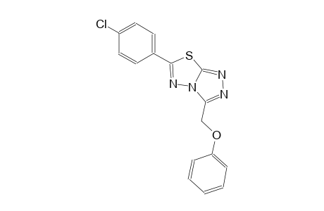 6-(4-chlorophenyl)-3-(phenoxymethyl)[1,2,4]triazolo[3,4-b][1,3,4]thiadiazole