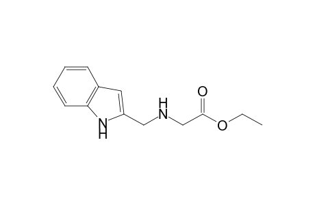 Ethyl N-(indol-2-ylmethyl)aminoacetate