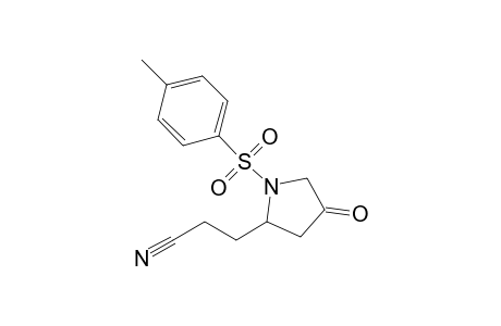 2-(2-Cyanoethyl)-1-tosylpyrrolidin-4-one