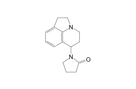 (+-)-6-(N-Pyrrolidin-2-onyl)-1,2,5,6-tetrahydro-4H-pyrrolo[3,2,1-ij]quinoline