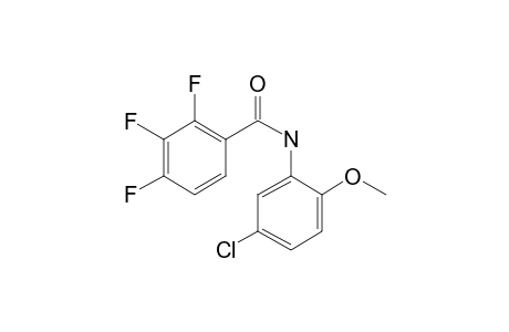 Benzamide, 2,3,4-trifluoro-N-(5-chlorophenyl-2-methoxy)-