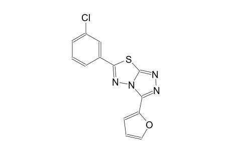 6-(3-chlorophenyl)-3-(2-furyl)[1,2,4]triazolo[3,4-b][1,3,4]thiadiazole