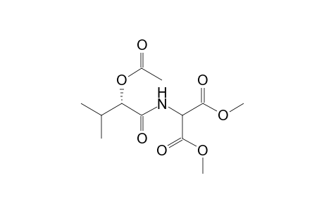 Dimethyl (S)-N-2-Acetoxy-3-methylbutanoylminomalonate