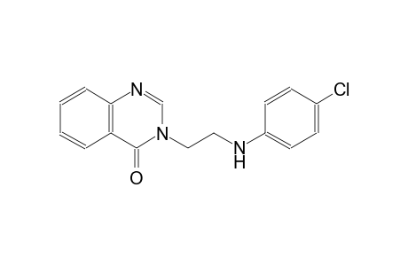 3-[2-(4-chloroanilino)ethyl]-4(3H)-quinazolinone