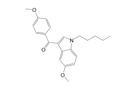 (5-Methoxy-1-pentyl-1H-indol-3-yl)(4-methoxyphenyl)methanone