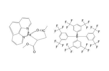 (1,10-PHENANTHROLINE)PD(CH(CO2CH3)CH2(13)C(O)CH3)+((CF3)2C6H3)4B-