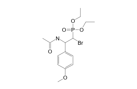 DIETHYL-[2-ACETYLAMINO-1-BROMO-2-(PARA-METHOXYPHENYL)-ETHYL]-PHOSPHONATE