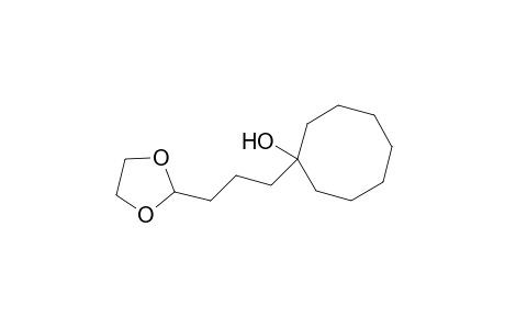 2-[3-(1-Hydroxycyclooctyl)propyl]-1,3-dioxolane