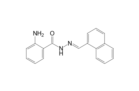 anthranilic acid, [(1-naphthyl)methylene]hydrazide