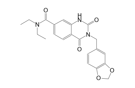 3-(1,3-benzodioxol-5-ylmethyl)-N,N-diethyl-2,4-dioxo-1,2,3,4-tetrahydro-7-quinazolinecarboxamide