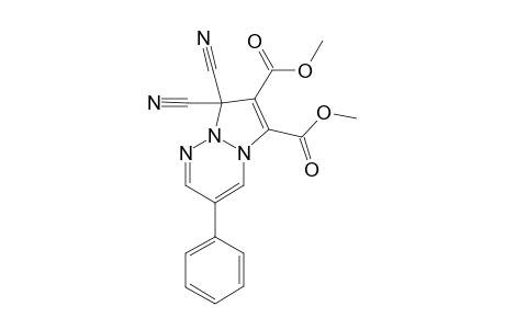 Dimethyl 8,8-Dicyano-3-phenylparazolo[2,1-a][1,2,3]triazine-6,7-dicarboxylate