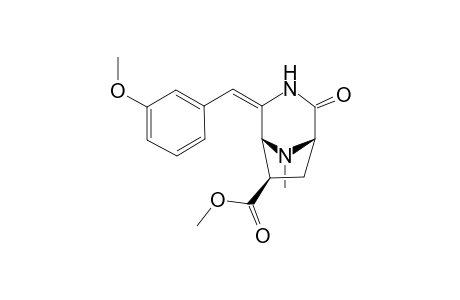 (1S,5R,6R)-Methyl 8-methyl-4-(3-methoxyphenylmethylene)-2-oxo-3,8-diazabicyclo[3.2.1]octane-6-exo-6-carboxylate