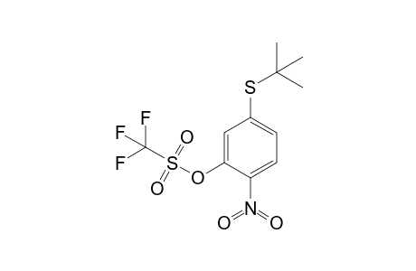 (5-tert-butylsulfanyl-2-nitro-phenyl) tris(fluoranyl)methanesulfonate