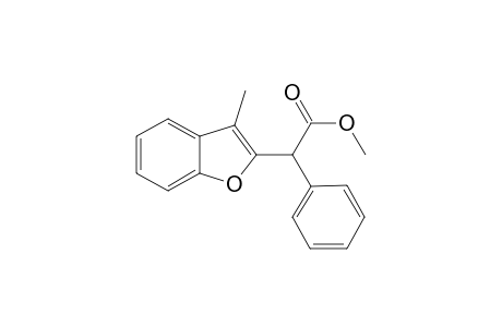 (3-Methylbenzofuran-2-yl)phenylacetic acid methyl ester