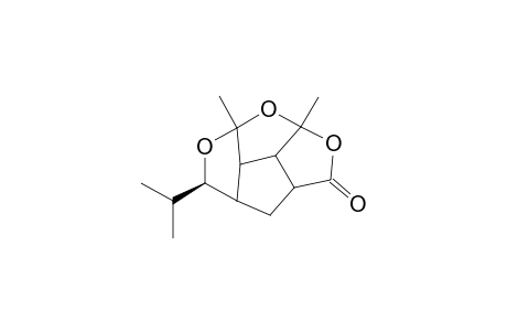 2.beta.-Isopropyl-8-oxo-4,6-dimethyl-3,5,7-trioxatetracyclo[7.2.1.0(4,11).0(6,10)]dodecane