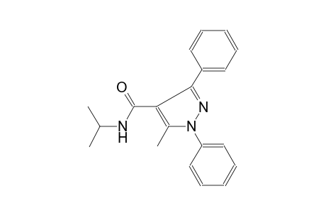 1H-pyrazole-4-carboxamide, 5-methyl-N-(1-methylethyl)-1,3-diphenyl-
